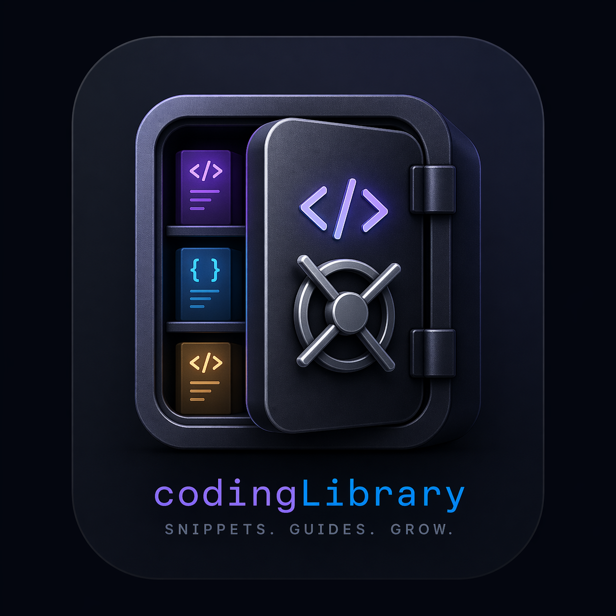 CodingLibrary application preview